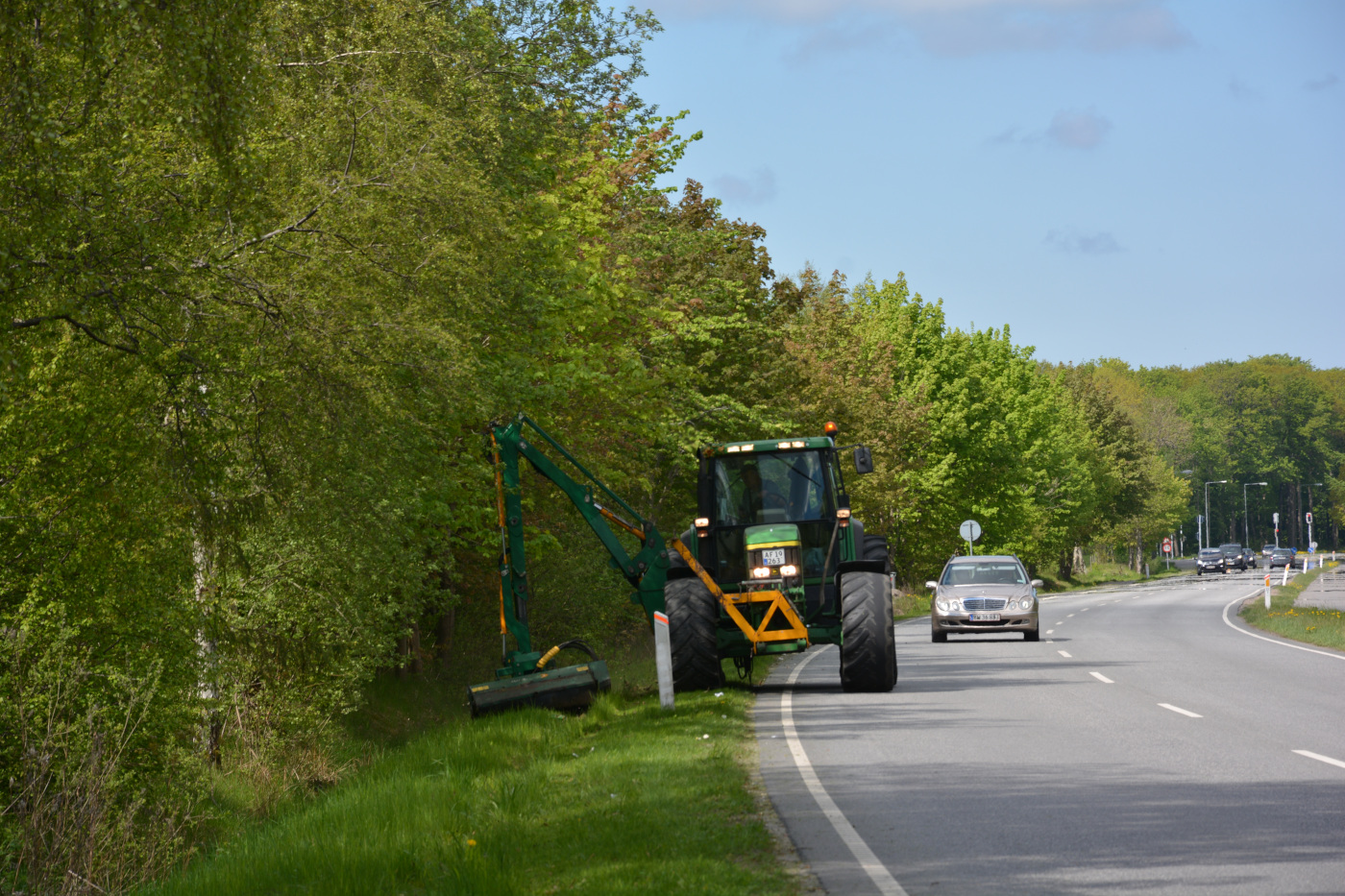 Vilde vejkanter fremmer biodiversitet i Furesø Kommune. Fremover skal græsslåmaskinerne kun på besøg, når trafiksikkerheden eller andre hensyn kræver det. Foto: Furesø Kommune.