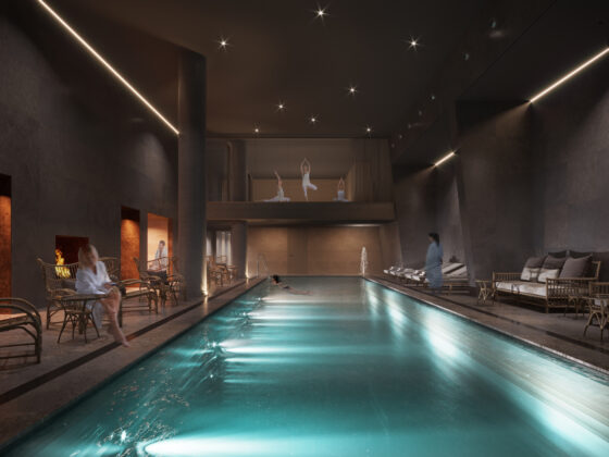 Scandic Spectrum, wellnessområde med pool.