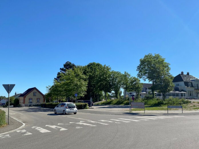 Bymidten i Ølsted får et løft. Foto: Halsnæs Kommune.