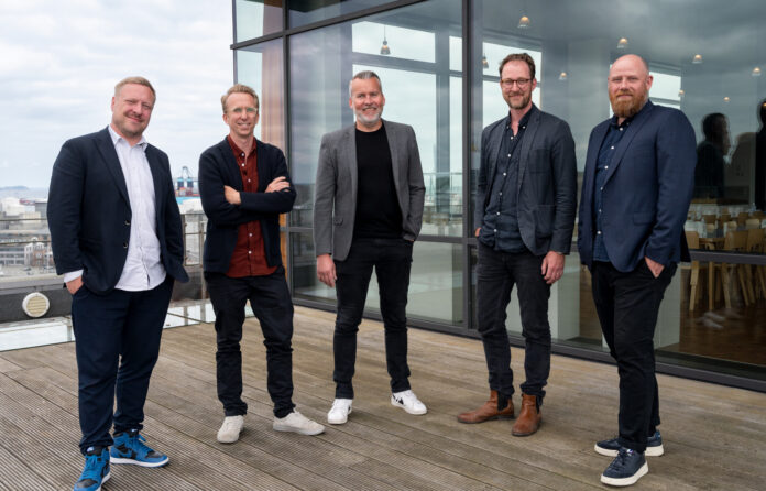 C.F. Møller Architects udvider partnerkredsen med Thue Borgen Hasløv og Franz Ødum fra afdelingen i København, Rune Bjerno Nielsen og Jonas Toft Lehmann fra afdelingen i Aarhus samt Ola Jonsson fra Malmø. Foto: PR.