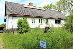 Huset på Kongstedlundvej 1 i Bælum. Foto: Mæglerringen.