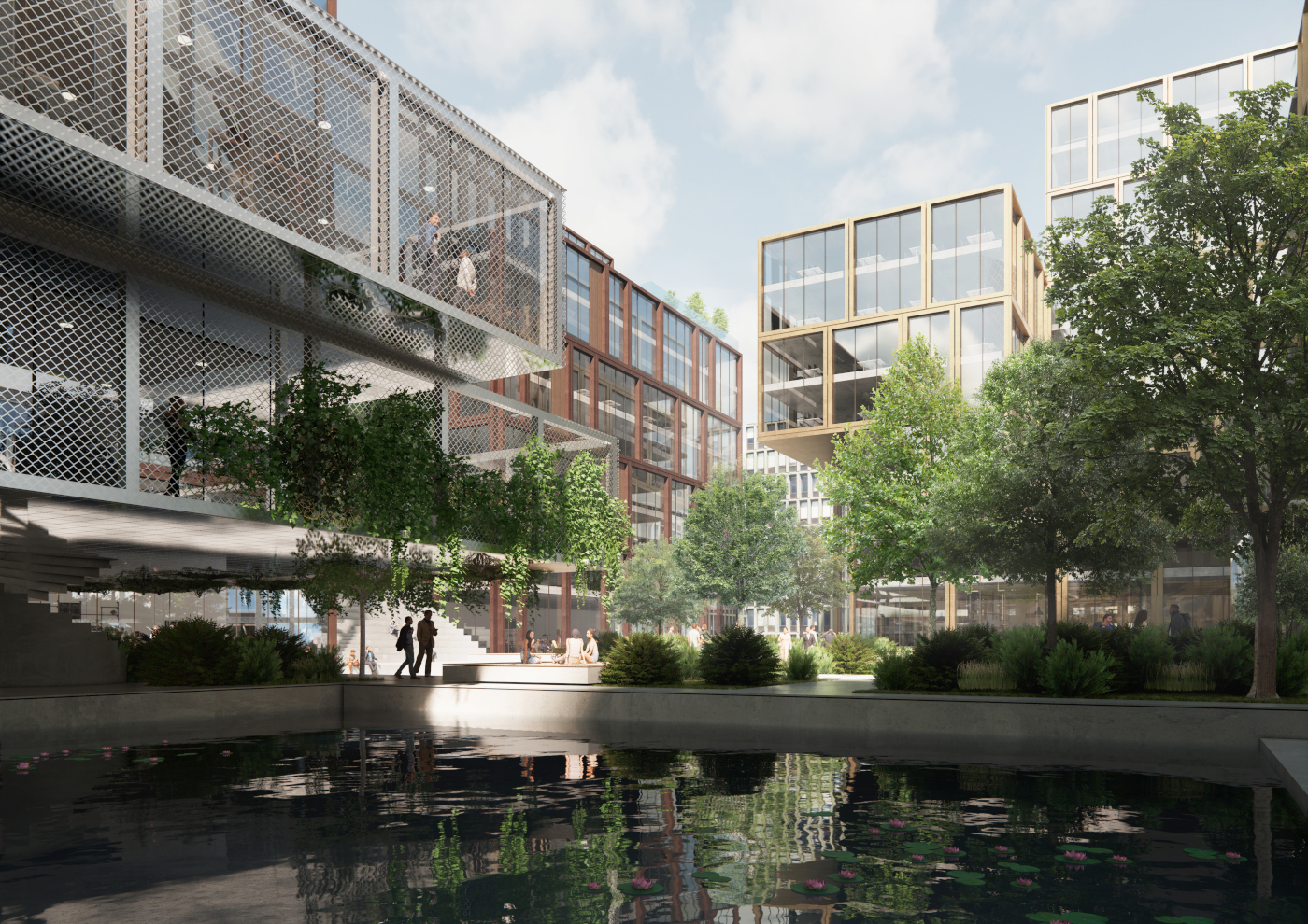 Cebra bag plan for Hannemanns Allé i Ørestad Syd.