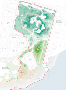 Første fase af anlægsarbejdet for Stigsborg Naturpark gik i gang lige før nytår med Arkil som entreprenør. Parken er designet af SLA.