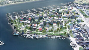 Visualisering af Stejlepladsen: Team: Christensen & Co Arkitekter, Urban Power, Kragh & Berglund, Moe og Urban Creators.