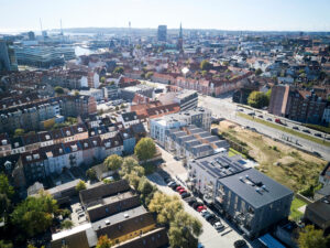 Knudrisrækkerne i Aarhus. Foto: Velfac.