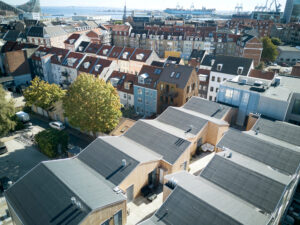 Knudrisrækkerne i Aarhus. Foto: Velfac.