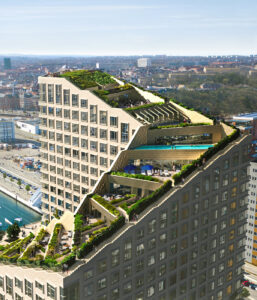 NCC bygger BIG-designet Scandic-hotel på Aarhus ø.