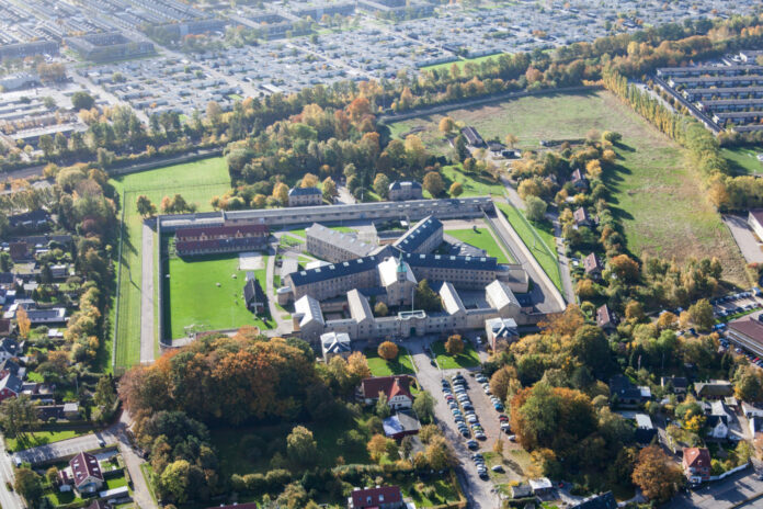 Vridsløselille Statsfængsel. Foto: Eagle Luftfoto.