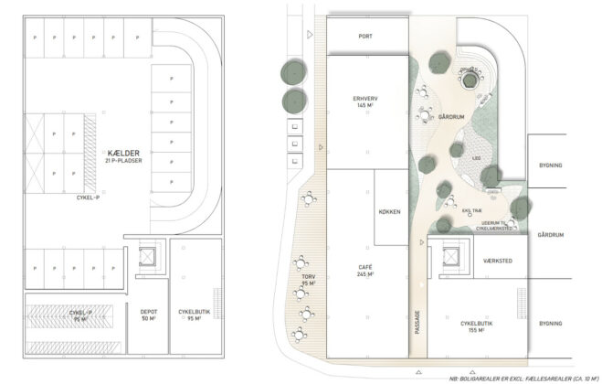 Dahl-Jensen Ejendomme står bag projekt med 40 lejligheder på hjørnet af Badehusvej og Borgergade, hvor West-End tidligere lå. Illustration: Krogh Arkitektur.