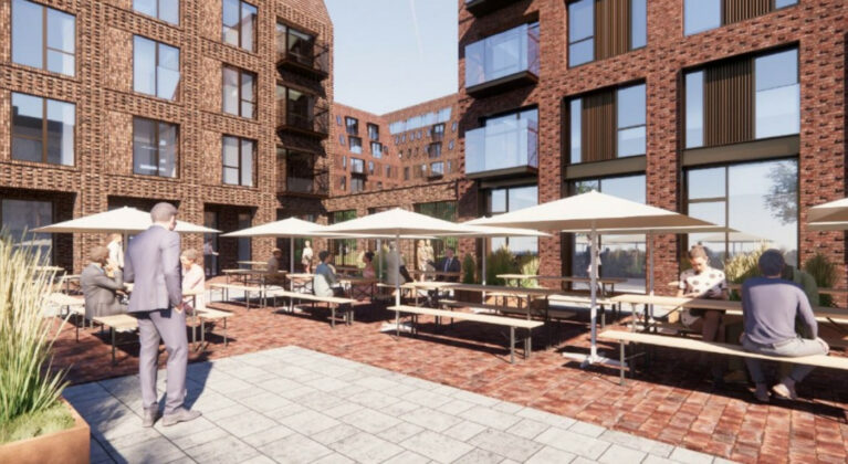 Prime Office har udviklet projektet mellem Dagmar Petersens Gade og Bernhardt Jensens Boulevard p&aring; Aarhus &Oslash; i samarbejde med Suder+Lassen Architects, Concept, Rumvirke og Pax Architects.