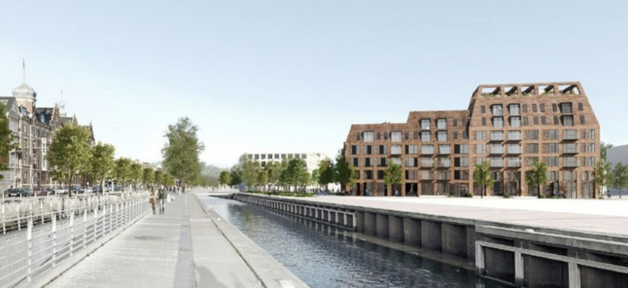 Prime Office har udviklet projektet mellem Dagmar Petersens Gade og Bernhardt Jensens Boulevard på Aarhus Ø i samarbejde med Suder+Lassen Architects, Concept, Rumvirke og Pax Architects.
