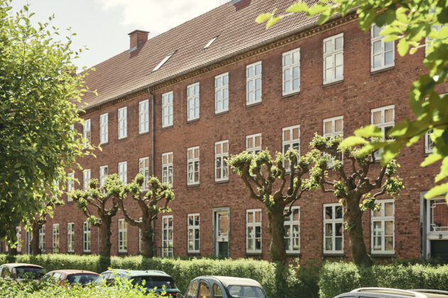 Andelsboligerne i A/B Vigerslevhus i Valby har fået nye vinduer og altandøre fra Velfac. Foto: PR.