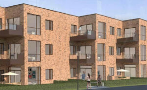 Boligforeningen Søbo vil bygge nye boliger på på Bülowsvej i Sønderborg.