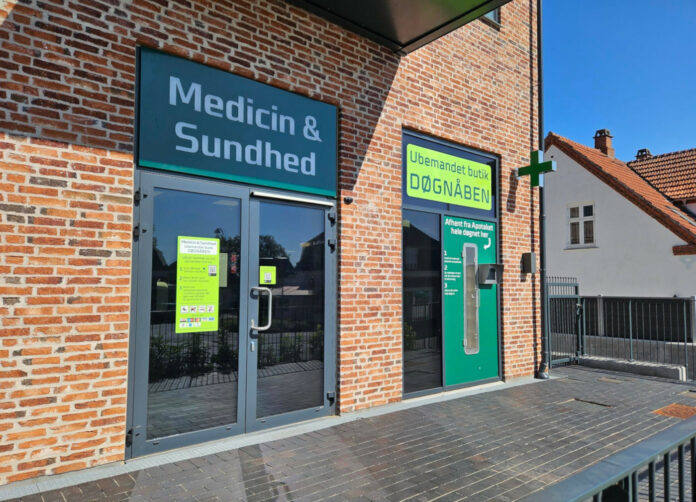 Ubemandet sundhedsbutik er åbnet i Farum. Foto: Retail360 Box Solutions.