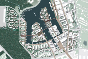 Vandkunsten og SLA vinder arkitektkonkurrence om Odense indre havn. A. Enggaard står bag udviklingen af området.