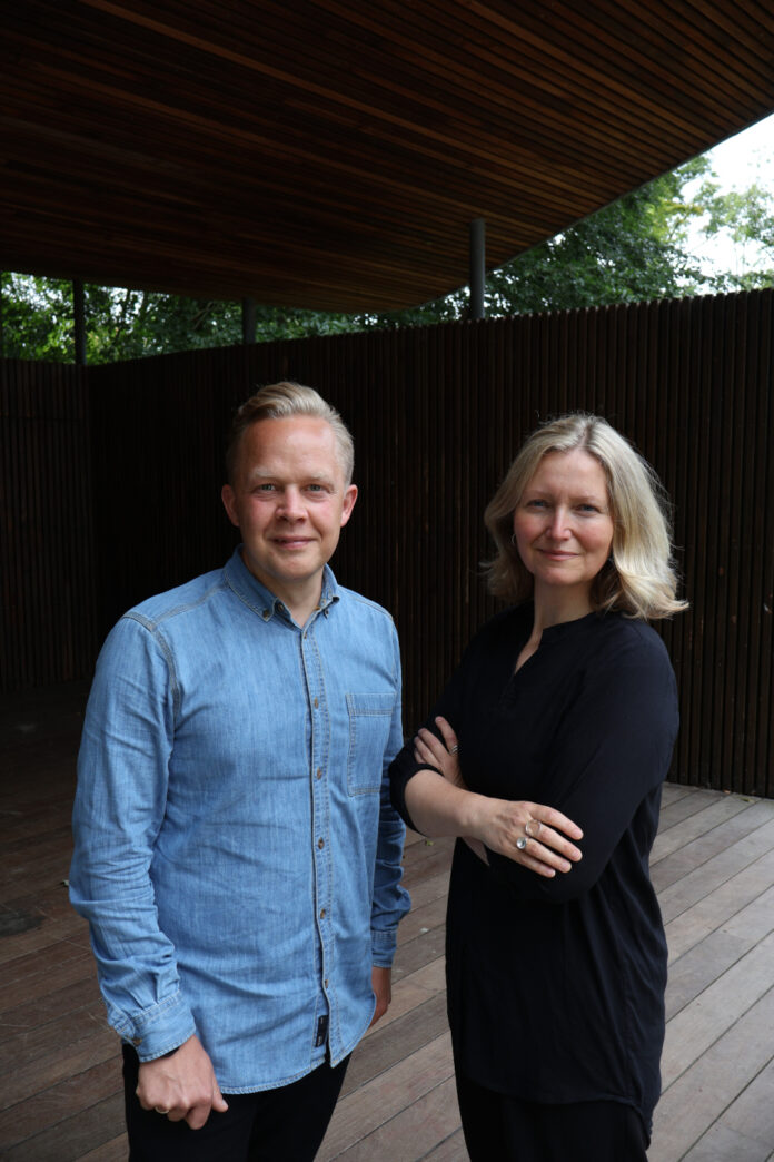 Associerede partnere hos Erik Arkitekter, bygningskonstruktør Morten Winther Larsen og arkitekt Anja Kaspersen. Foto: PR.
