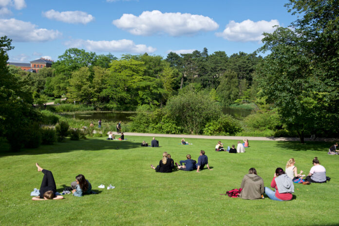 Grønne områder i byerne er med til at øge klimaforandringerne. Foto: Aarhus Universitet.