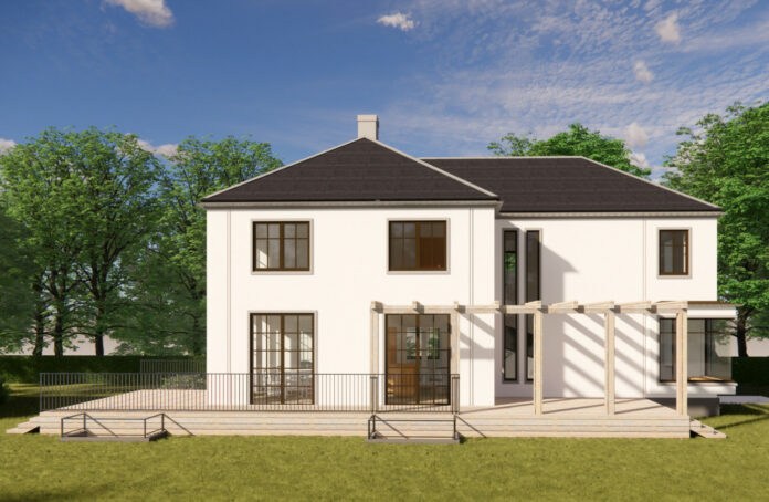 Rasmus Friis bygger en villa i CLT i Charlottenlund. Foto: PR.
