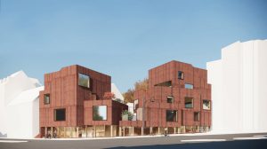 kultur- og bevægelseshus vil bygge kultur- og bevægelseshus ved Nørreport i Aarhus. Visualisering: Loop Architects.