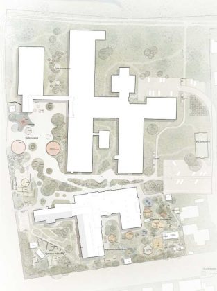 Svinninge Indskolings- & Børnehus skal udvides og renoveres. Visualisering: Skala Architecture.