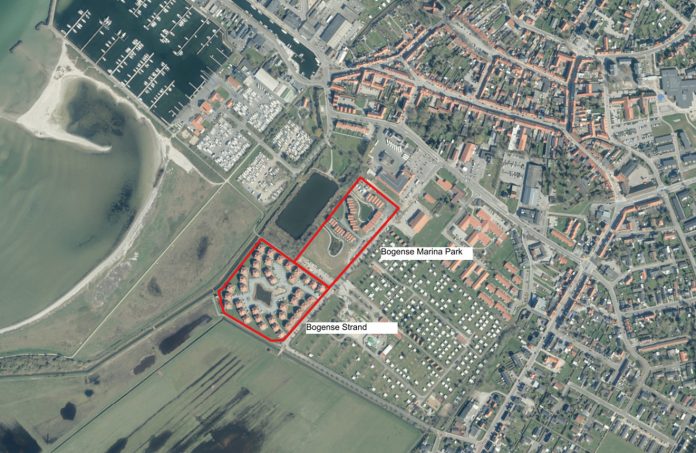 Nyt plangrundlag for Bogense Strand og Bogense Marina Park skal give mulighed for helårsbeboelse. Foto: Nordfyns Kommune.