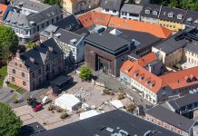 Sparekasse donerer 10 millioner til forskønnelse af torv i Thisted Store Torv i Thisted. Foto: Thisted Kommune.