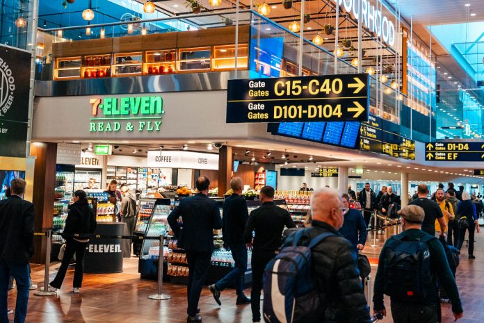 7-Eleven har tre Read & Fly-butikker i Københavns Lufthavn. Foto: PR.