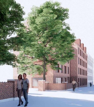 Fonden for Billige Boliger står bag projekt med et seniorbofællesskab på Sdr. Fasanvej på Frederiksberg. Visualisering: Aart Architects.