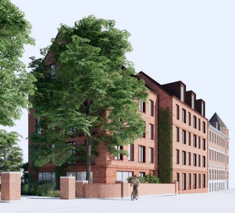 Fonden for Billige Boliger står bag projekt med et seniorbofællesskab på Sdr. Fasanvej på Frederiksberg. Visualisering: Aart Architects.