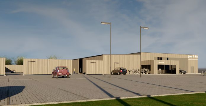 Jem & Fix åbner et nyt byggemarked i Børkop. Foto: Blue Capital.
