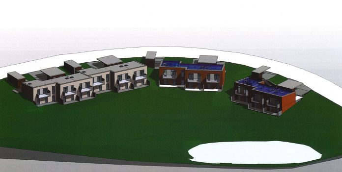 Boligselskabet Hurup står bag de kommende boliger på Svanevej. Visualisering: FN-Arkitekter / Ardess.