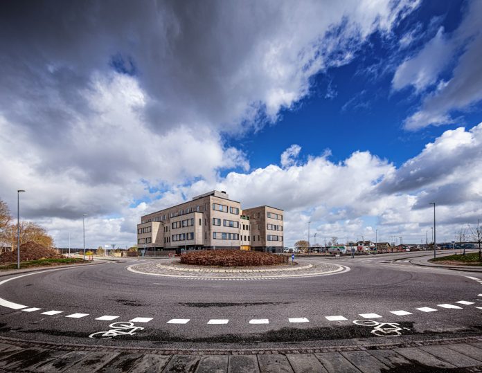 Nyt sundhedshus i Støvring er snart færdigbygget. Foto: PR.