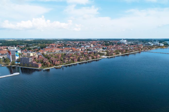 Hele havneområdet i Nykøbing Falster skal omdannes til til et rekreativt område med boliger, kulturinstitutioner, adgang til vandet og masser af grønne områder.