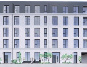 Bo-Vita vil bygge 27 almene boliger som en del af et stort projekt på Scandiagade i Sydhavnen. Visualisering: Sweco Architects.