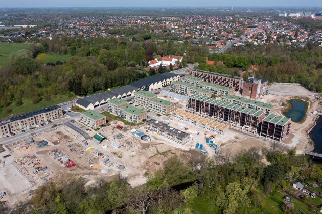 Dalum Papirfabrik omdannes til en ny bydel med boliger i Odense. Foto: PR.