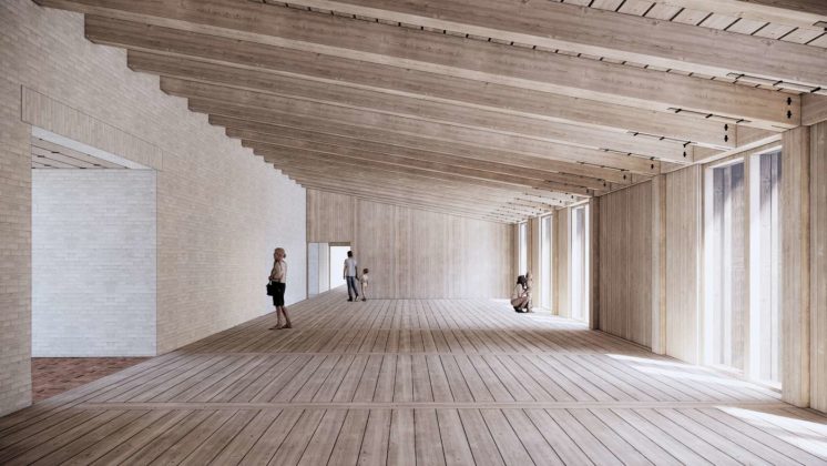 Nu bliver Nyborg Slot bygget færdigt. Visualisering: Jaja Architects.