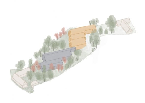 Nyt museum med navnet "Livet ved havet" i Gilleleje tager form. Illustration: Aart Architects.
