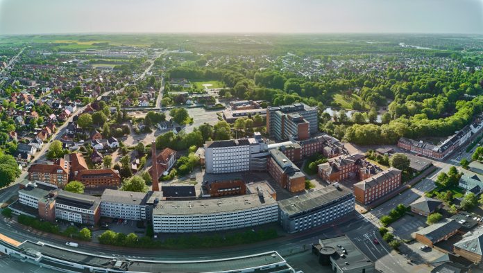 Sygehusgrunden i Holstebro. Foto: Holstebro Udvikling.