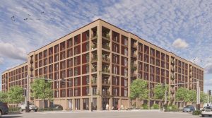 A Place To står bag projektet med boliger og hotellejligheder på Følager i Valby. Visualisering: Novaform Arkitekter.