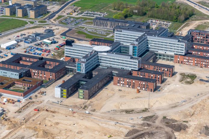 Nyt Universitetshospital Aalborg, maj 2024. Foto: Region Nordjylland.