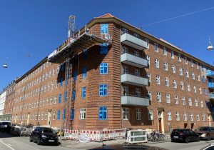 Andelsboligforeningen AB Brahes Hus på Amager skal renoveres. Foto: Frovin Vinduer & Døre.