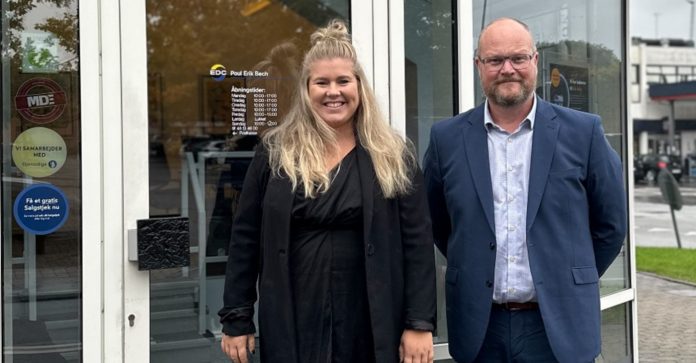 Ejendomsmægler, afdelingsleder og partner, Ditte Ørum, og indehaver, indehaver af EDC Poul Erik Bech Allerød, Birkerød, Lynge, Dan Lüth Bjerre. Foto: PR.