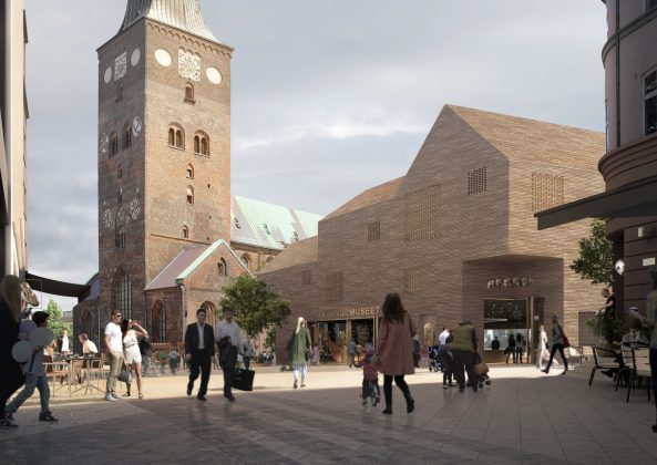 Aarhus Kommune og Moesgaard Museum undersøger muligheden for at skabe et nyt vikingemuseum på Bispetorvet. Bygningens endelige udformning skal afgøres igennem en arkitektkonkurrence.