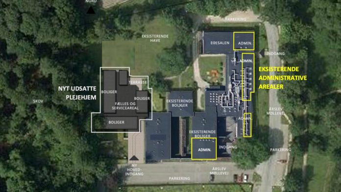 Aarhus får et nyt plejehjem til udsatte borgere ved Tre Ege i Brabrand. Foto: Aarhus Kommune.