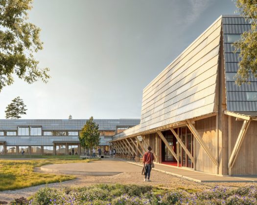 Vejle skal have et nyt bibliotek og kulturhus. Visualisering: Aart Architects.