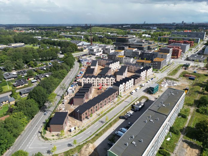 AP Pension står bag boligprojektet Trekanten i Hejredalskvarteret i Gellerup. Foto: Aarhus Kommune.