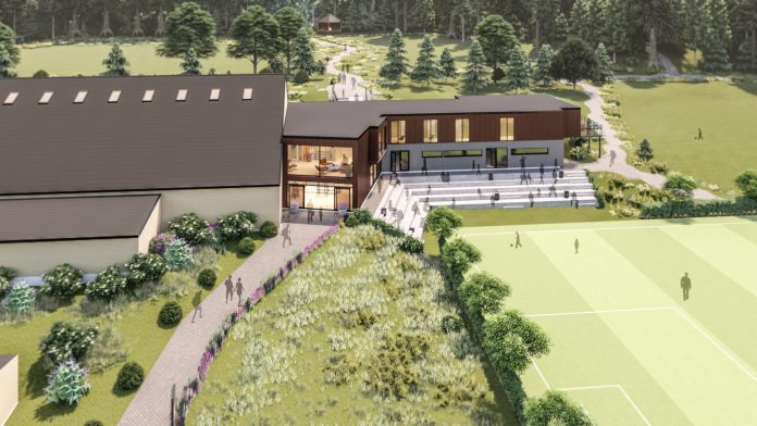 Hærvejsprojektet i Øster Hornum. Illustration: Rebild Kommune.