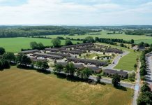 Projekt med over 100 sydsjællandske boliger er godkendt Illustration fra lokalplanen af det nye boligområde.