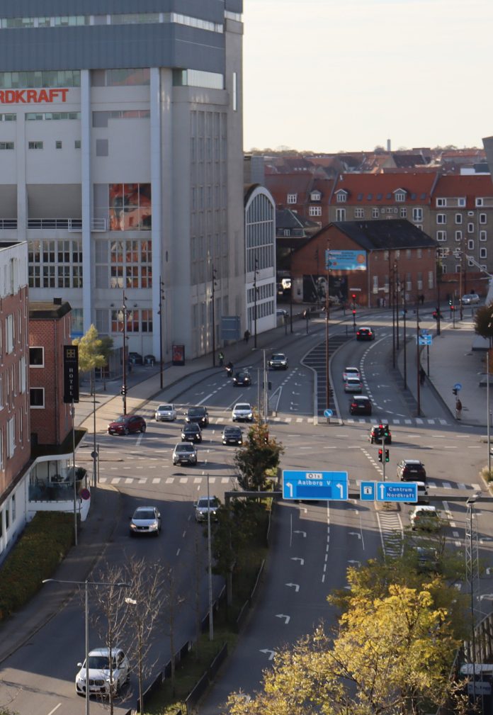 Trafik i Aalborg. Foto: Dansk Byudvikling.