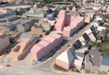 Kollegiebyggeri med 200 boliger standses af Planklagenævnet Der skal bygges 200 nye studieboliger på DSB-grunden midt i Sønderborg. Foto fra lokalplanen.